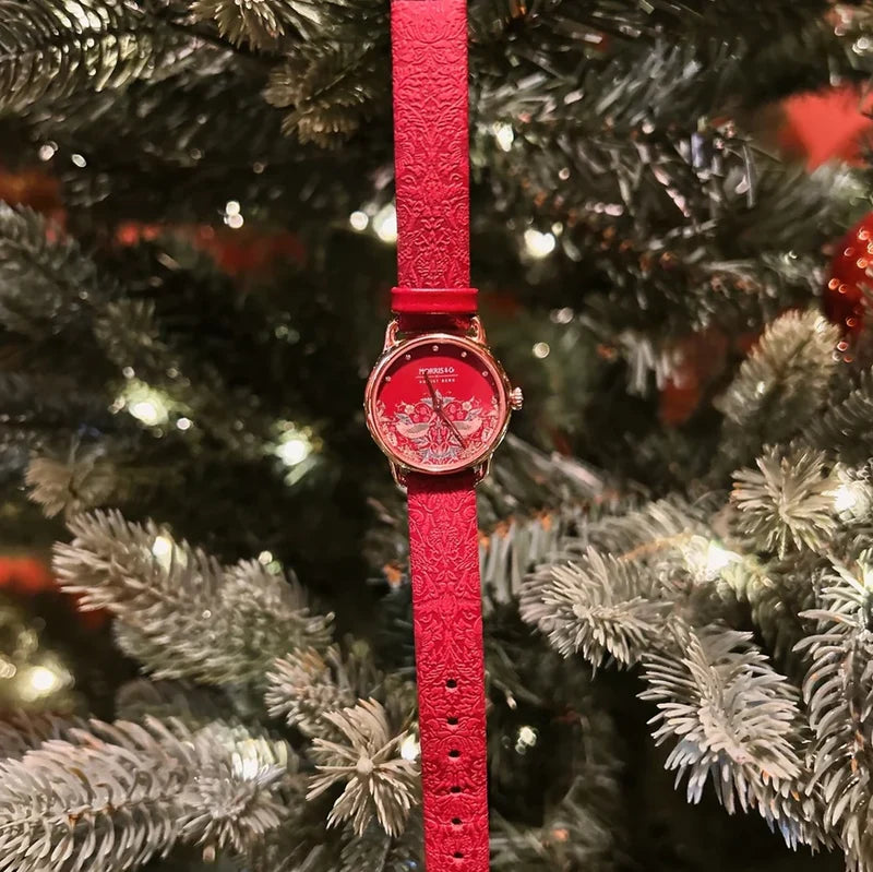 Petite Strawberry Thief Crimson