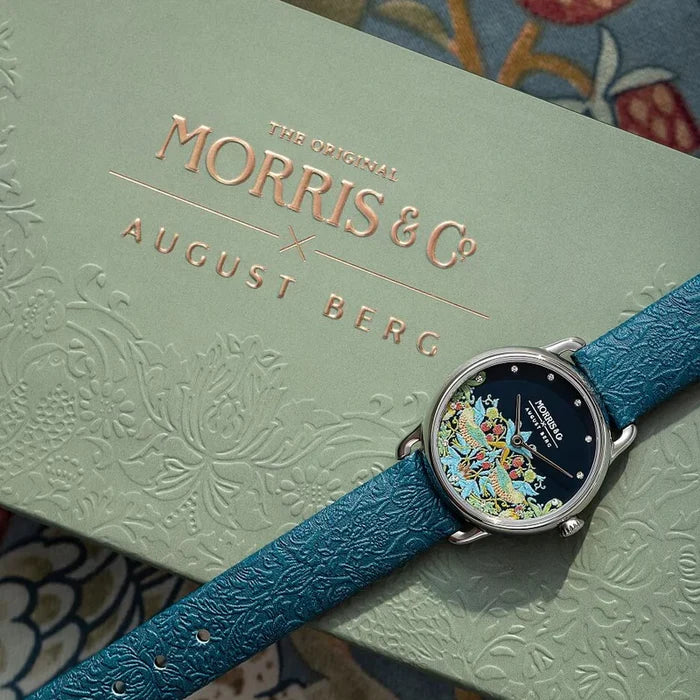 Petite Strawberry Thief  Indigo