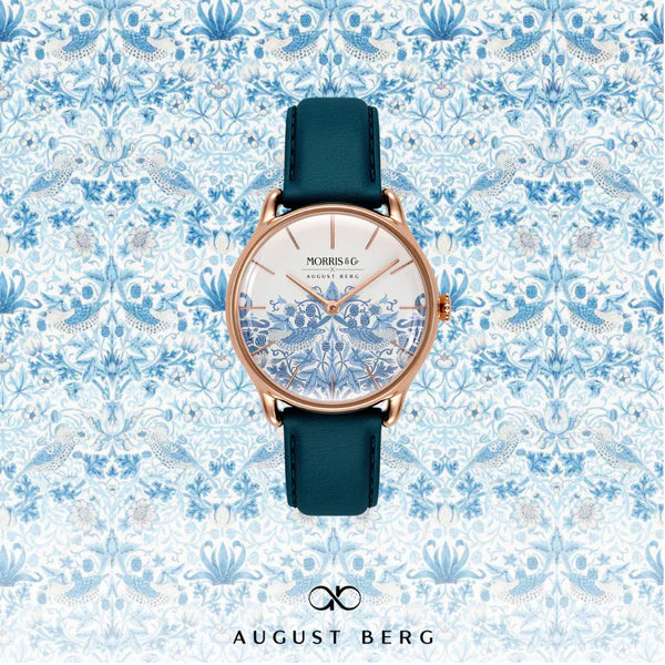 Simply Strawberry Thief Woad Blue