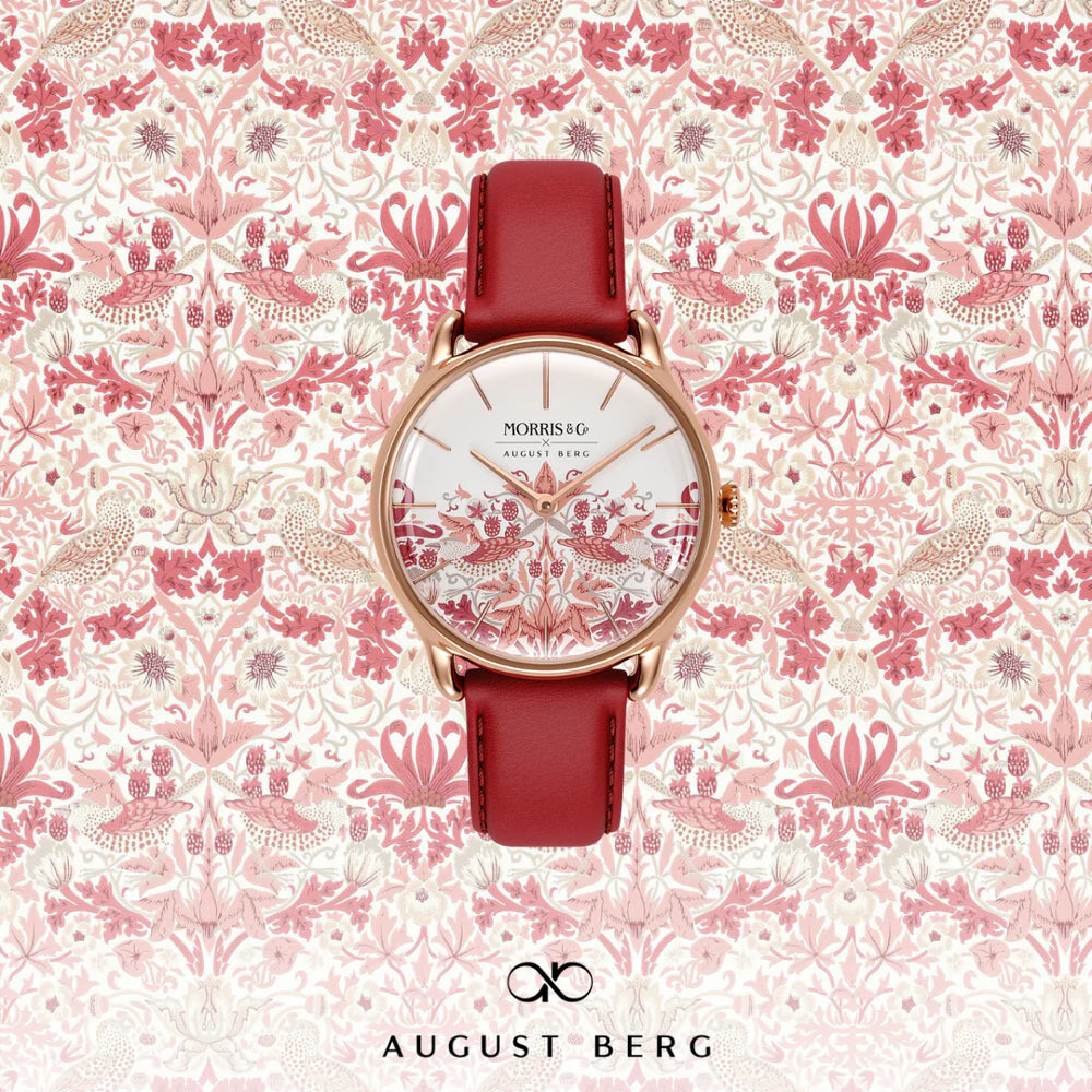 Simply Strawberry Thief Madder Rouge