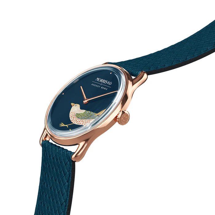 Strawberry Thief Bird Indigo