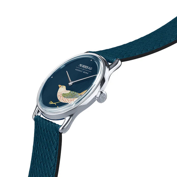 Strawberry Thief Bird Indigo